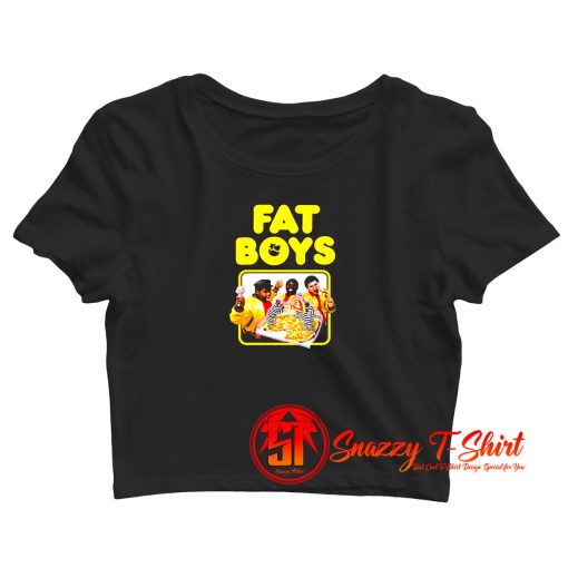 Fat Boys Vintage Retro Rap Hip Hop Crop Top Shirt