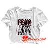 Fear Mask Music Rock Punk Band Crop Top Shirt