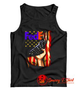 FedEx Logo American Flag Tank Top