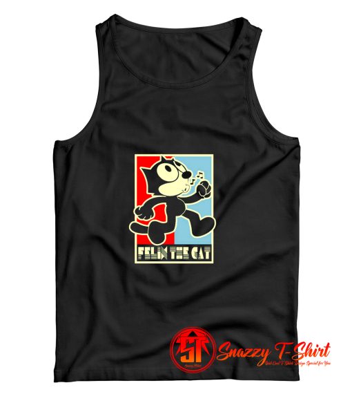 Felix The Cat Poster Funny Cartoon Tank Top