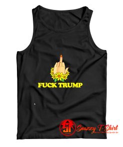 Feminist middle fingers up FUCK Donald Tank Top