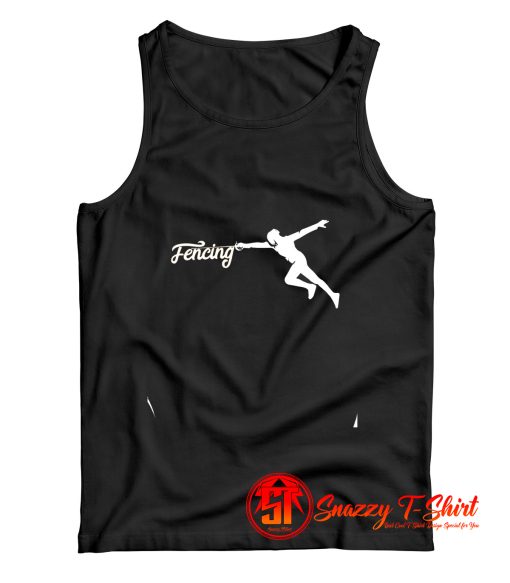 Fencing Sport Epee Foil Saber Lover Tank Top