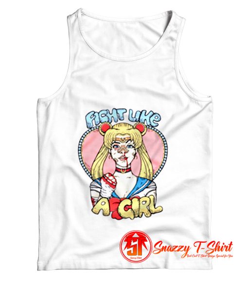 Fight Like A Girl Sailor Moon Tank Top