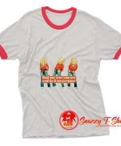 Find Out Dolly Parton Vibes Ringer Tee