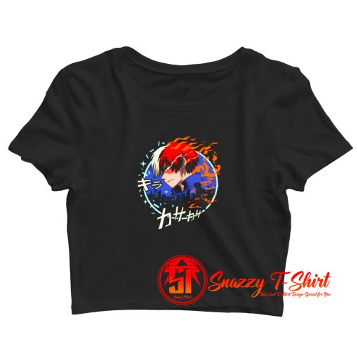 Fire And Ice My Hero Academia Crop Top Shirt