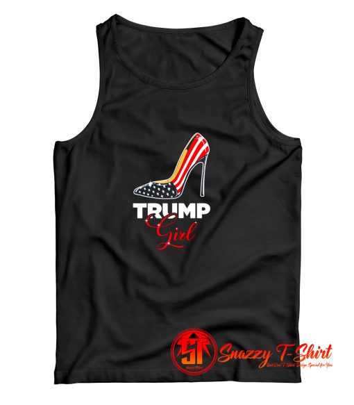 Flag Trump Girl Tank Top