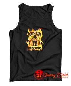 Flame Death Row Record Vintage Tank Top