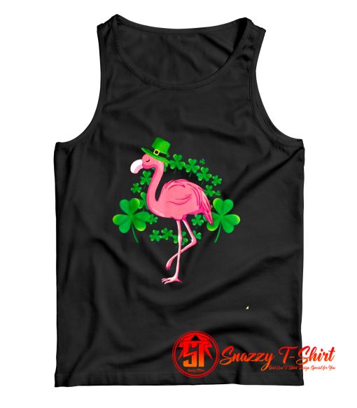 Flamingo St Patricks Day Tank Top