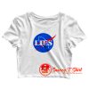 Flat Earth Nasa Crop Top Shirt