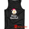 Fleece Navidad Sheep Face Santa Tank Top