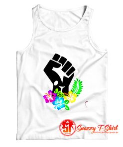 Floral black history Tank Top