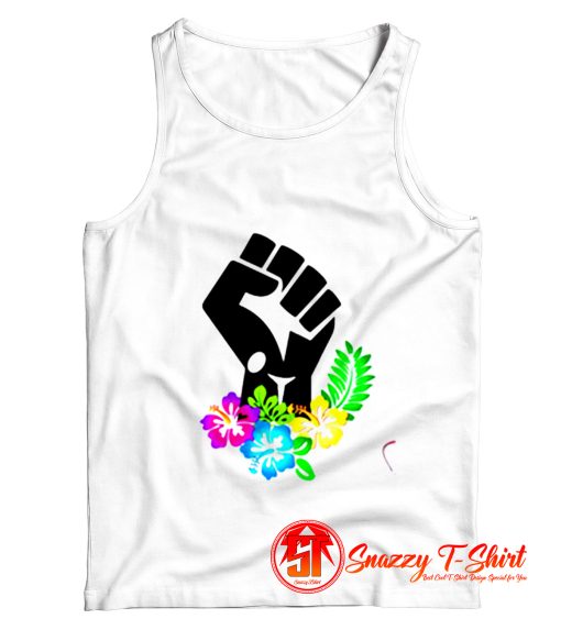 Floral black history Tank Top