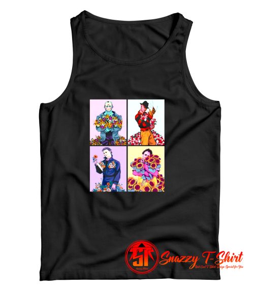 Flower For You Horror Movies Killers Tank Top