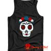 Flower Hearts Sugar Skull Tank Top