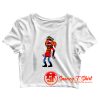 Floyd Pepper Muppet Musician Funny Crop Top Shirt