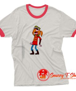 Floyd Pepper Muppet Musician Funny Ringer Tee