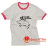 Flying Pig Ringer Tee