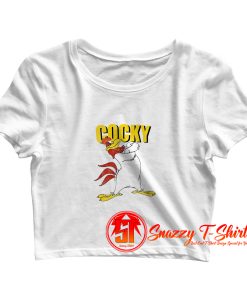 Foghorn Leghorn Cocky Character Cartoon Crop Top Shirt