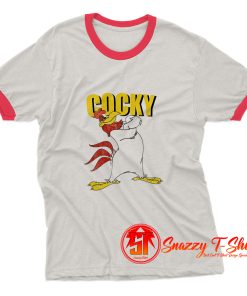 Foghorn Leghorn Cocky Character Cartoon Ringer Tee