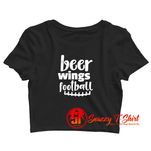 Football Beer Crop Top Shirt