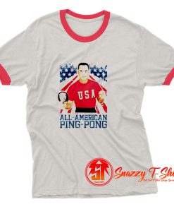 Forrest Gump American Ping Pong Ringer Tee