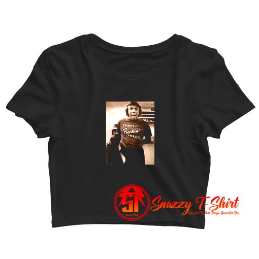 Forty Fckin Niners Joe Montana 80 Crop Top Shirt