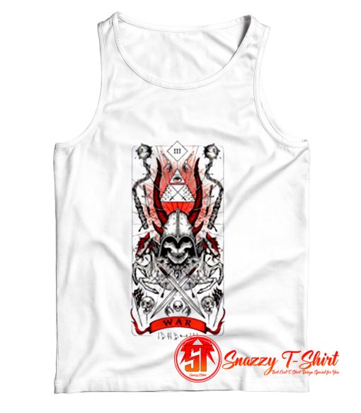 Four Horsemen of the Apocalypse War Demonic Satanic Tank Top