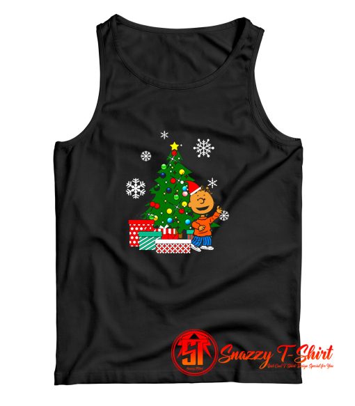 Franklin Peanuts Around The Christmas Tree Tank Top