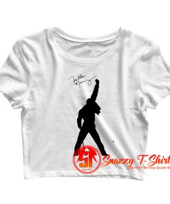 Freddie Mercury Signature Crop Top Shirt