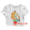 Freddie Mercury With cats Crop Top Shirt