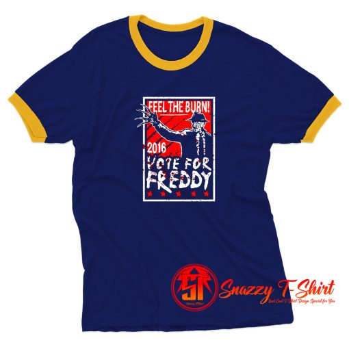 Freddy For President 2016 Classic Ringer Tee