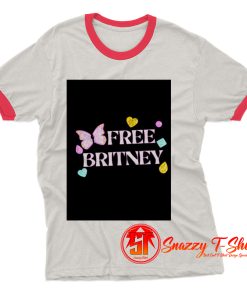 Free Britney Diamonds Girl Power Britney Spears Ringer Tee