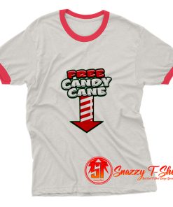 Free Candy Cane Ringer Tee