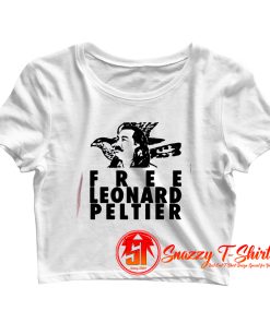 Free Leonard Peltier Crop Top Shirt