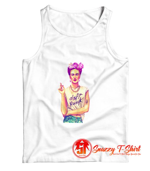 Frida Daft Punk Design Graphic Cool Tank Top