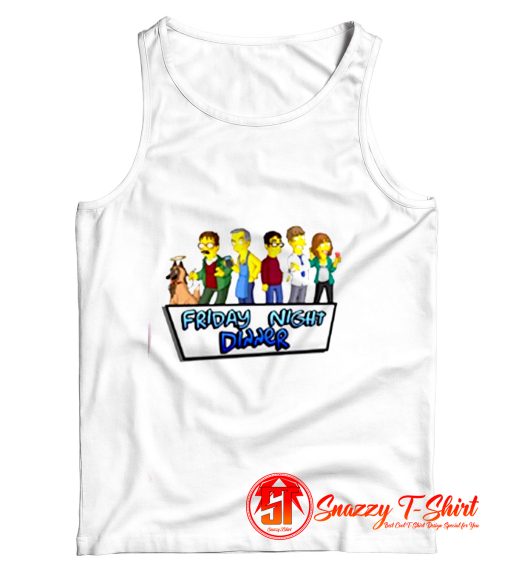 Friday Night Dinner Simpsons Shalom Tank Top