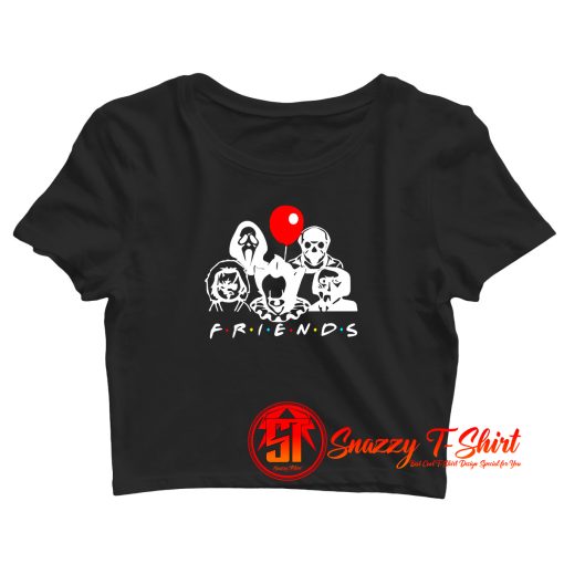 Friends Michael Myers Pennywise Chucky Crop Top Shirt