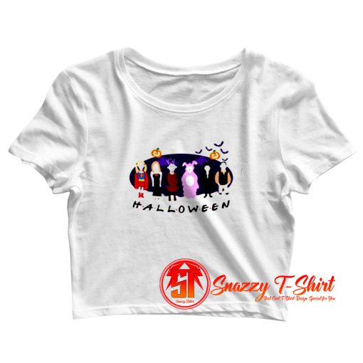 Friends Tv Show The One with the Halloween Party Crop Top Shirt