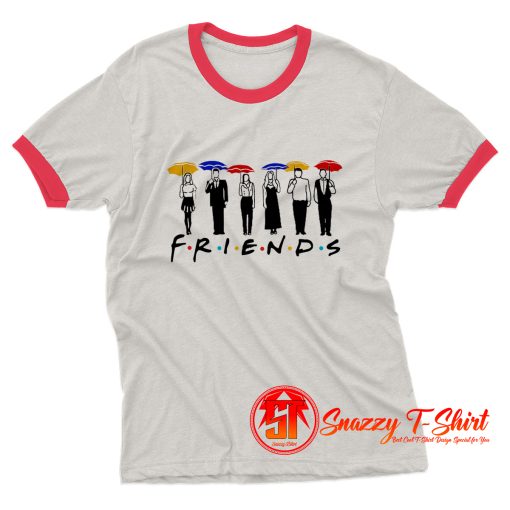 Friends Umbrella Ringer Tee