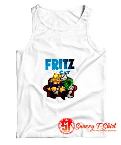 Fritz The Cat Retro Cartoon Tank Top