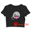 Fuck Hand Emoticon Crop Top Shirt