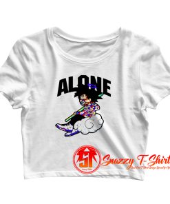 Funny Alone Goku Dragon Ball Crop Top Shirt