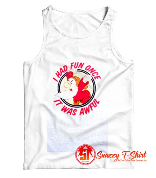 Funny Angry Grumpy The Seven Dwarfs Tank Top