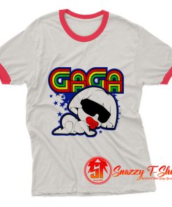 Funny Baby Gaga Baby Onesie Ringer Tee