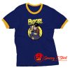 Funny Batman Batgirl Vintage Cartoon Ringer Tee