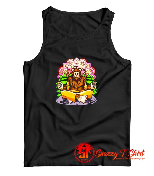 Funny Bigfoot Sasquatch Yoga Tank Top