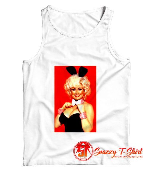 Funny Bunny Dolly Parton Parody Tank Top