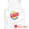 Funny Burger King Corona Virus Parody Tank Top