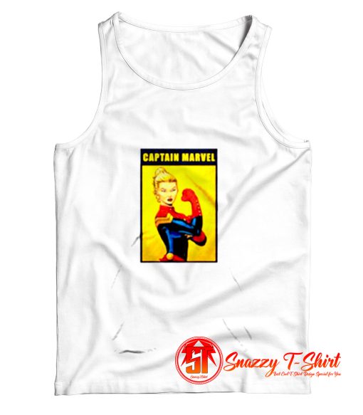 Funny Captain Marvel The Riveter Poster Tank Top