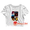 Funny Cartoon Gorillaz Members Crop Top Shirt